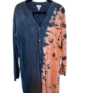 Logo Duster / Dress button front, Lori, Goldstein